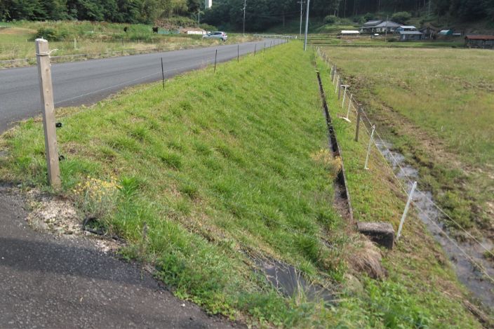 神庭地区｜広範囲に畦畔が続く