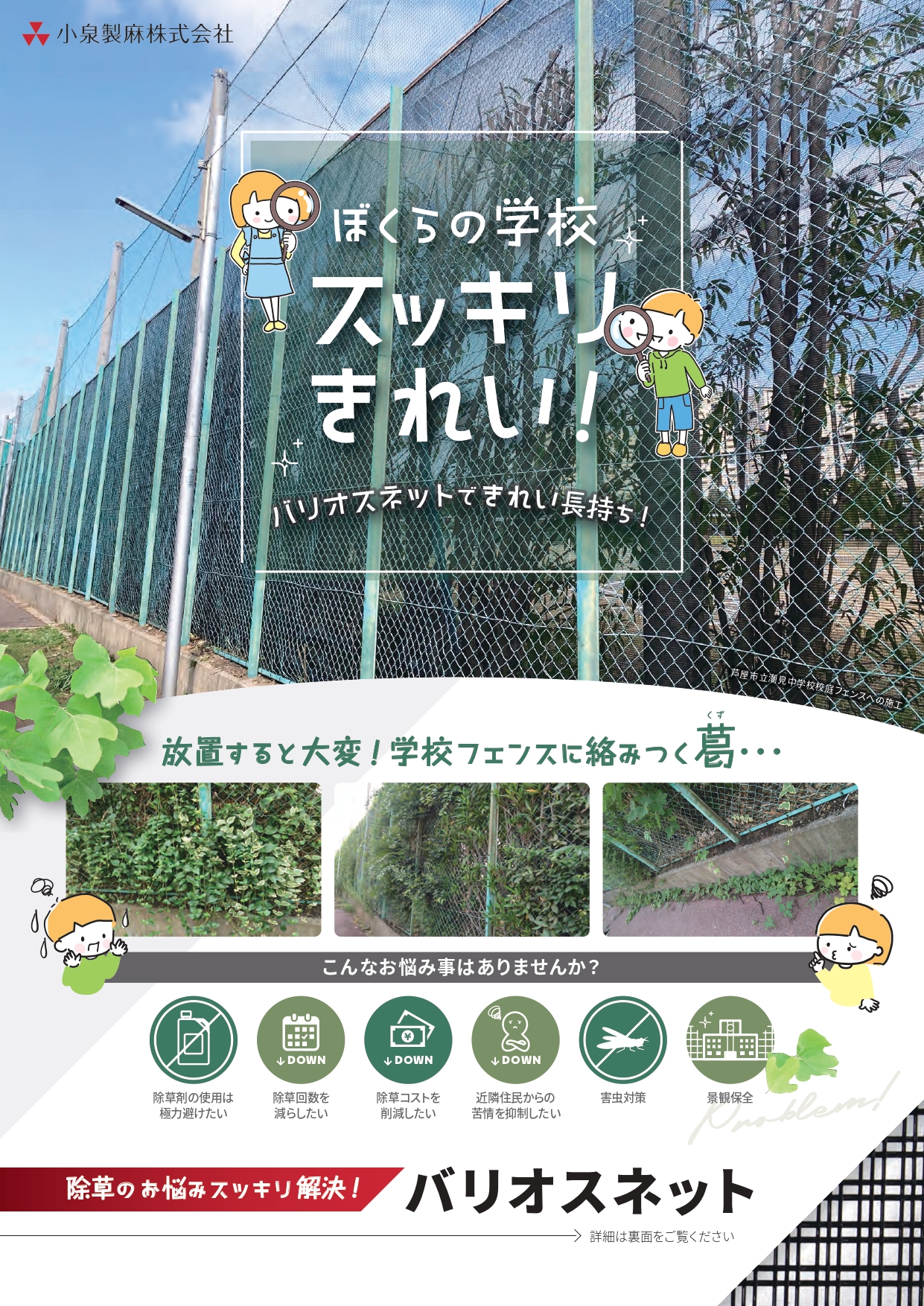 エッジング材 e-ゾイシアII 2m 本体3枚入 接続プラグ3個入 見切り材 花壇 砂利 ガーデニング 小泉製麻 個人宅配送不可 代引不可 法人のみ小泉製麻 (&frasl;I) e-ゾイシア2 エッジング材 H11cm×2m 6m(本体3