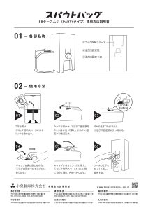 スパウトバッグ用ケース PARTY TYPE 使用説明書